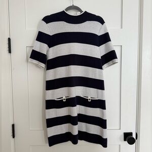 Anthropology Maeve Mock Neck Mini Sweater Dress